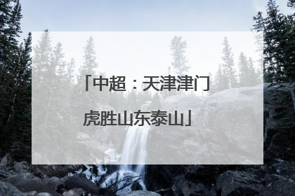 中超：天津津门虎胜山东泰山
